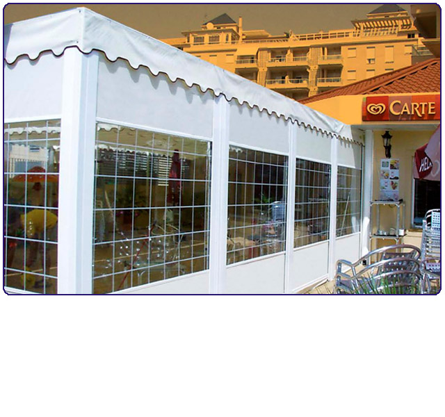 Toldo Vertical tipo cortavientos de Siplan