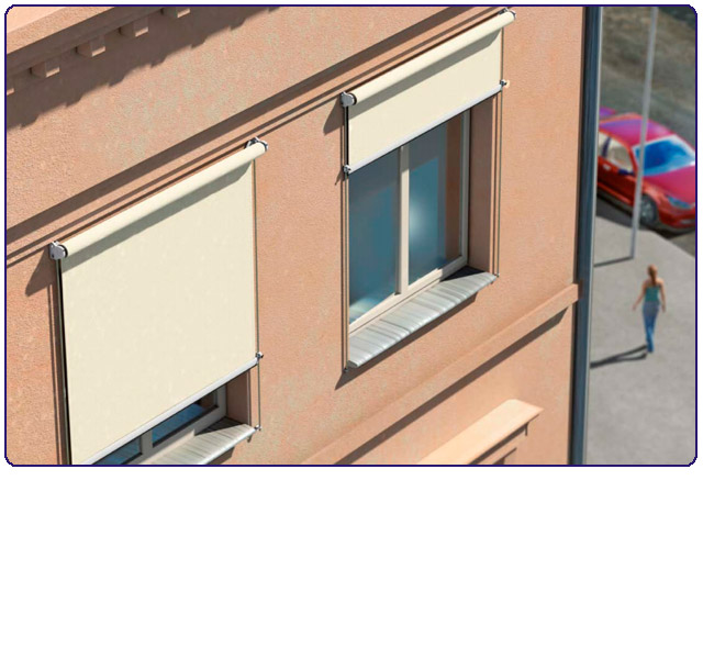 Toldo Vertical tipo varilla/cable de Siplan